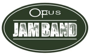 OpusJamBand logo solid green